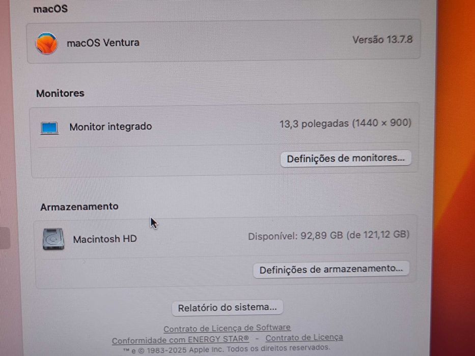 Apple Macbook AIR 13 i5 ssd 128GB
