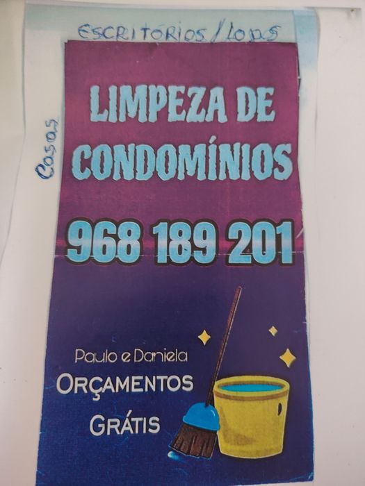Serviços de limpeza