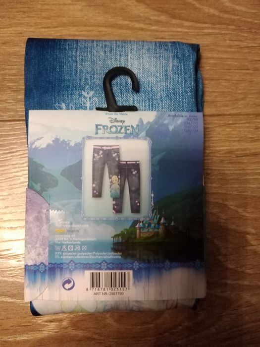 Leginsy Disney Frozen roz.116/122 NOWE