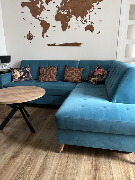 Sofa volare 5P agata meble welur z funkcją spania