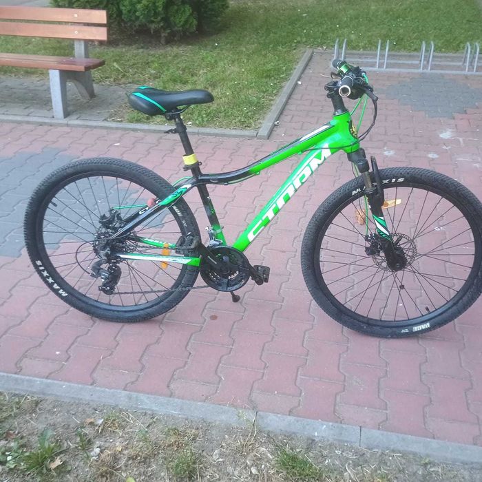 Rower STORM chłopięcy  rama 15 27,5 zielony