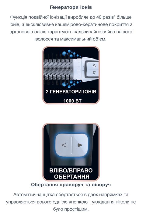 Фен-браш Rowenta