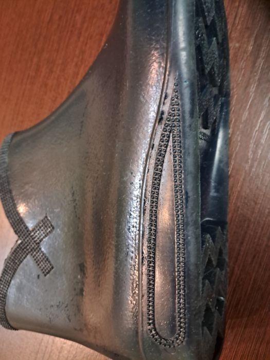 Резиновые полусапожки, по стельке 24