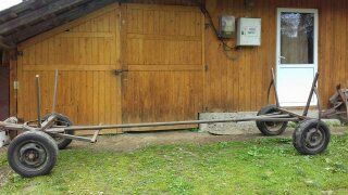 Віз на резиновім ходу  для коня ТОРГ