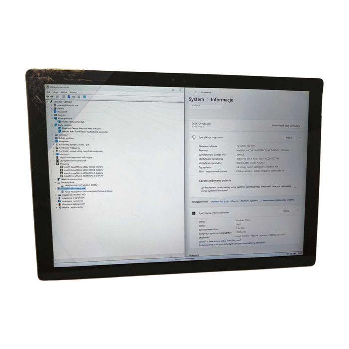 TABLET | Microsoft Surface Pro 4 1724 | i5-6300U | 8GB 256SSD | Win11