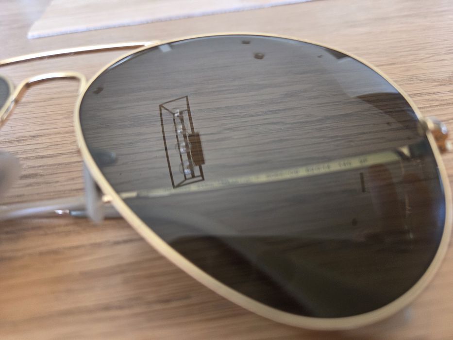 Ray-Ban RB3689 Aviator Metal II Polarized G-15 9064/09 62 mm