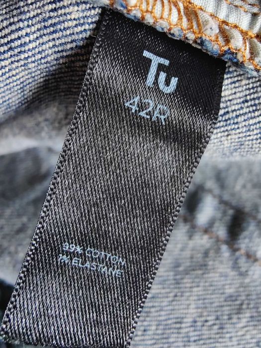 Джинсы TU Straight jeans United Kingdom w42 stretch navy.