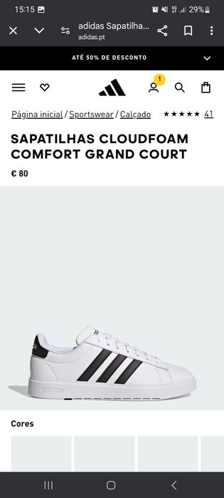 Vendo tênis adidas novo