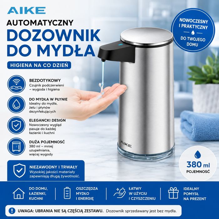 Automatyczny dozownik mydła