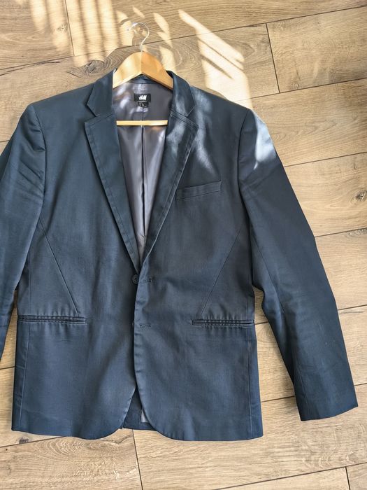 Marynarka męska H&M czarna 52 .
