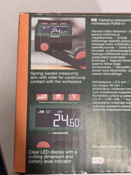 Parkside PDKM A1 - Cyfrowy przyrząd pomiarowy do pił ukośnych