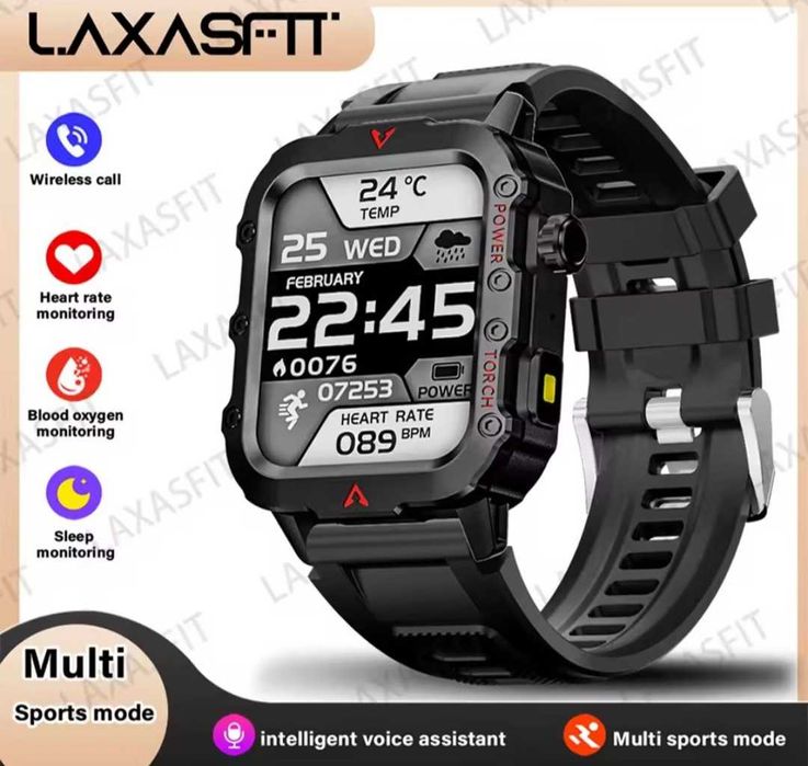 Smartwatch z latarką