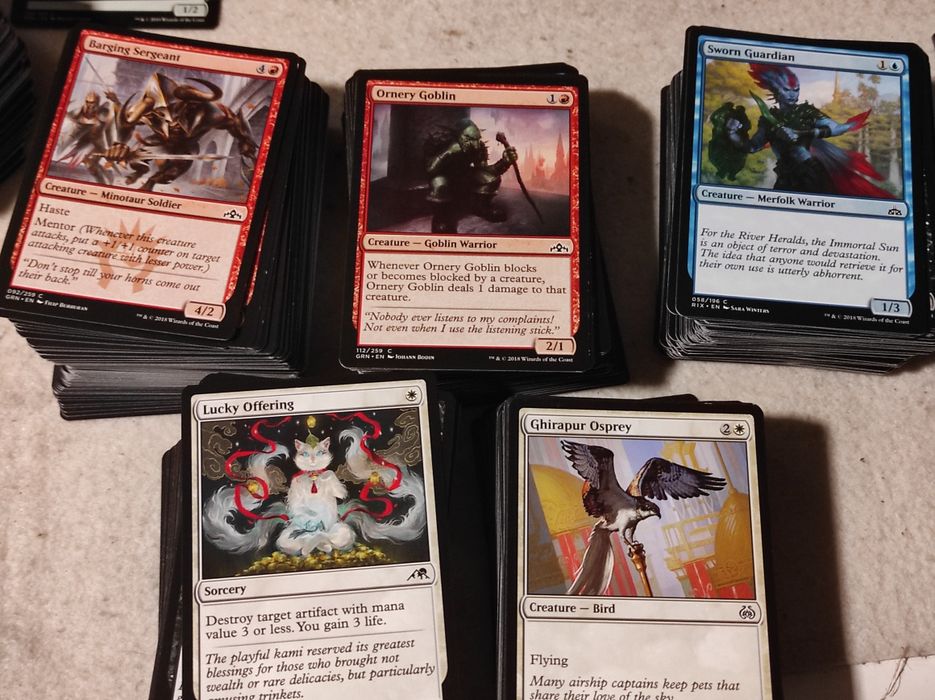 500 cartas Magic the gathering lote inglês