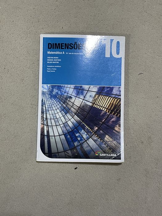 Manuais e Caderno de Fichas Dimensões Matemática A 10º ano