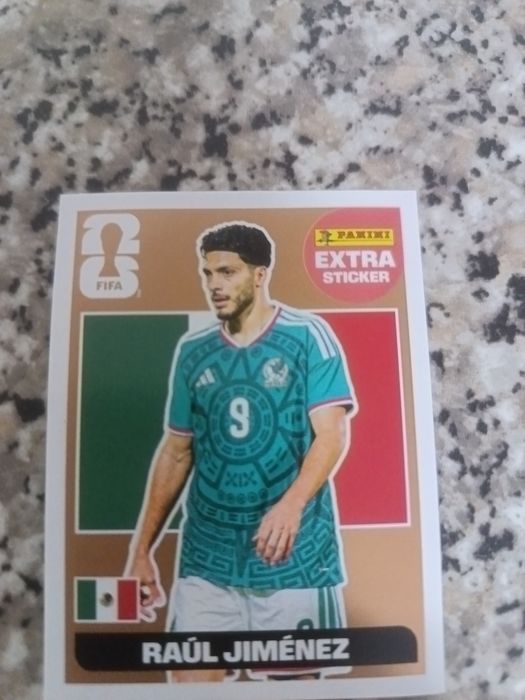Cromo extra Raul jimenez bronze