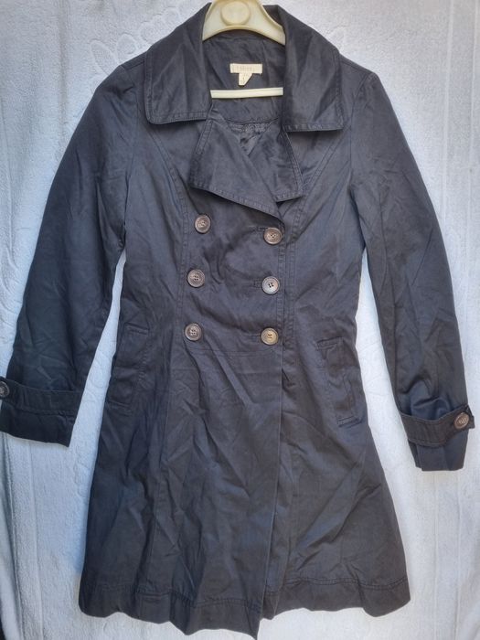 Sobretudo preto de mulher Pull&Bear TM M  ST 025