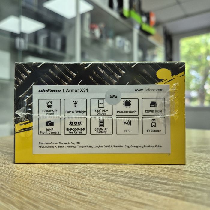 Смартфон Ulefone Armor X31 6/128GB Classic Black Нові! Магазин! Гарантія!
