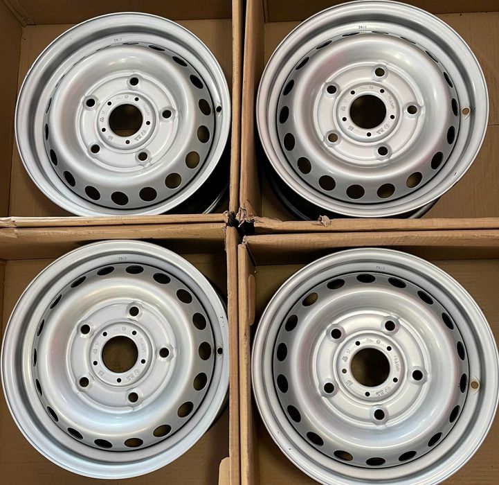 4x Felga stalowa 5x160 6.5x15 ET60 65.1 MW Alcar 8337 FORD / 4048