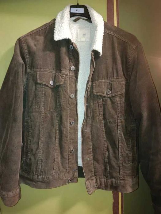 Casaco Bombazine com pelo H&M tamanho S/M