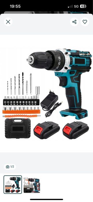 Wkrentarko wiertarka akumulatorowa 21v