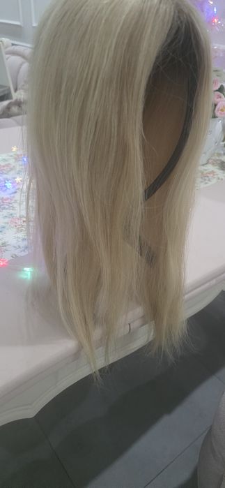 Topper naturalny hairlux Lata 45 cm