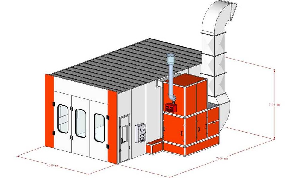 Kabina lakiernicza komora lakiernicza lakiernia samochodowa ABC-Group
