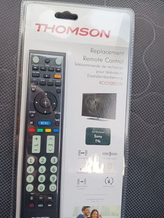 Pilot do telewizora  THOMSON ROC1128 do Sony + i chyba Samsung