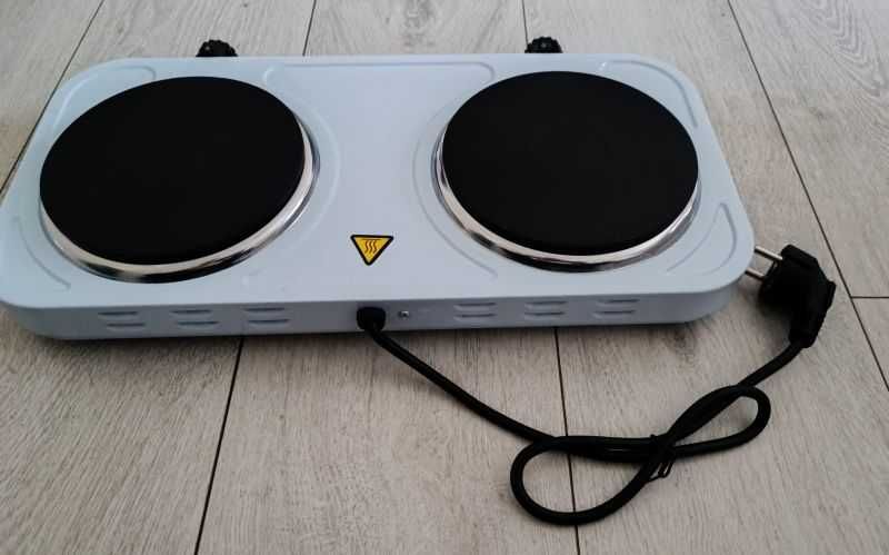 Kuchenka Elektryczna 2 płyty grzejne 2000 watt