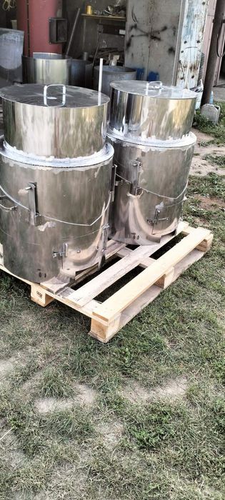 Продам кормозапарники з нержавійки, комбіновані та заичайної жесті.