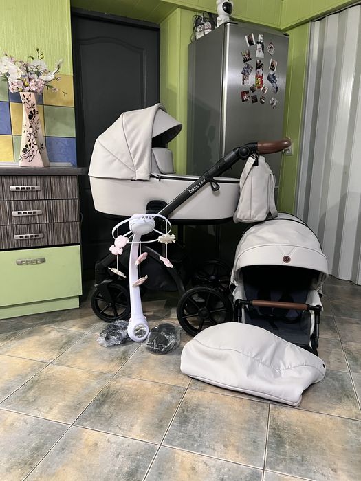 Детская коляска Roan Bass Next Island Stone 2в1