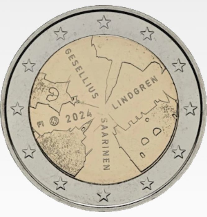 Finlandia-moedas 2 euro
