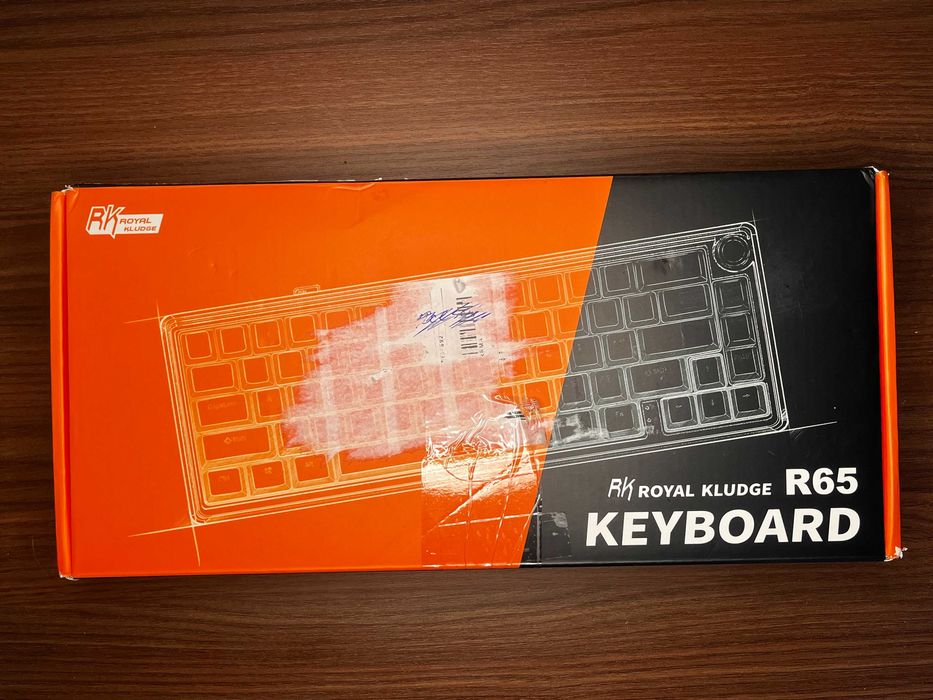 RK Royal Kludge R65–Klawiatura mechaniczna 65/Cream switch/QWERTZ