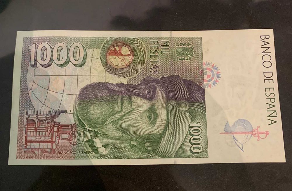 Nota 1000 Pesetas (Espanha) 1992