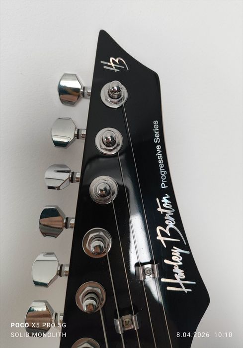 Harley Benton Superstrat bk Junior 3/4