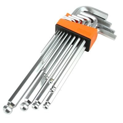 Klucze imbusowe z kulką długie hex duże imbus tir