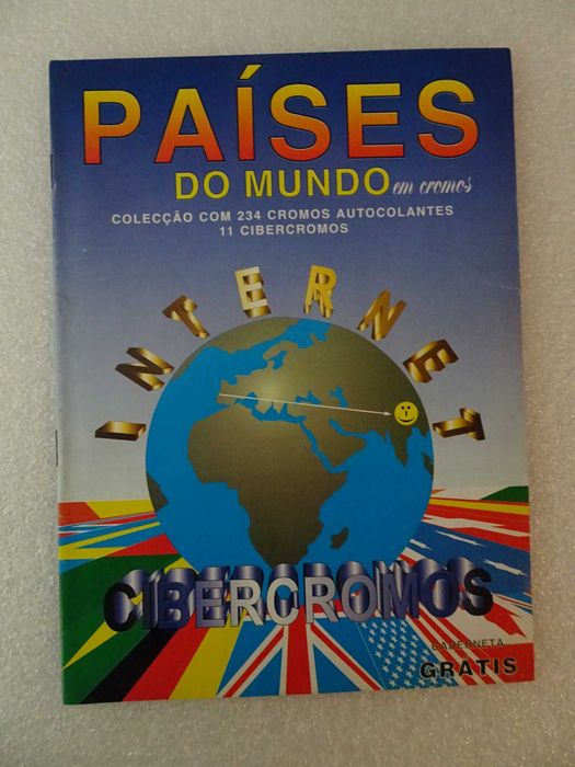 Caderneta de cromos vazia - Europer - Países do Mundo