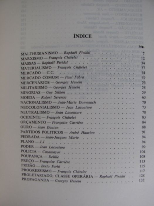 Pequena Enciclopédia Política (II) de J. Lacouture