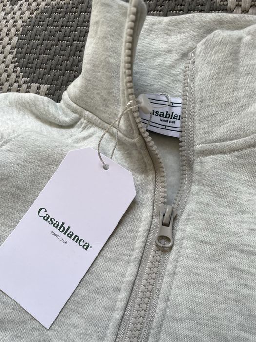 Casablanca grey - quarter zip