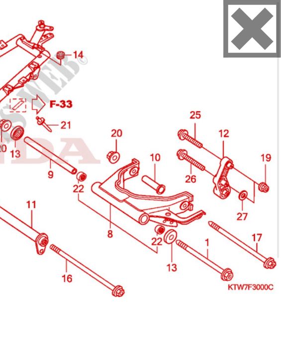 Рычаг подвески ‼️honda sh300‼️сайлентблок  косточка важиль підвіски