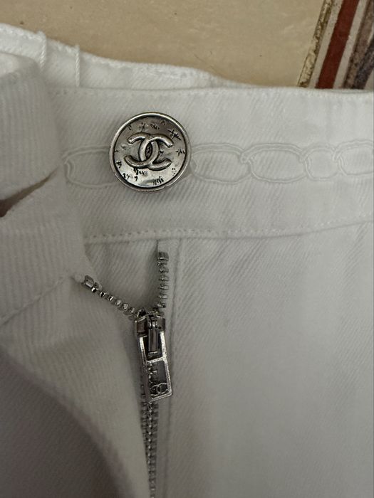 Chanel джинси білі S