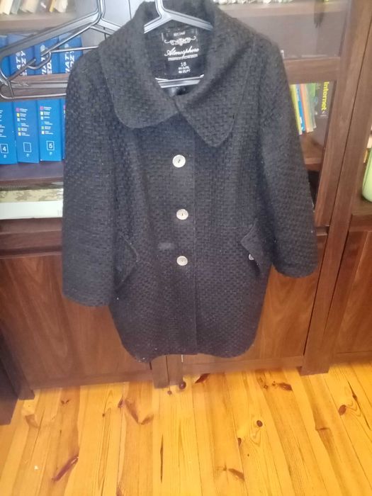 kurtka czarna lekko ocieplana