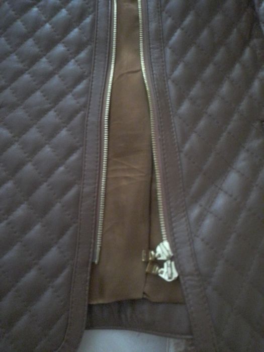 Пиджак кожаный , размер48-50