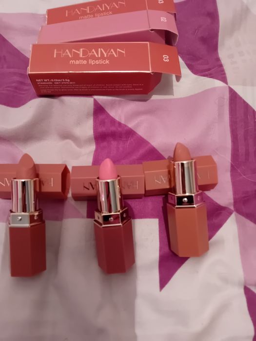 3 nowe pomadki matowe