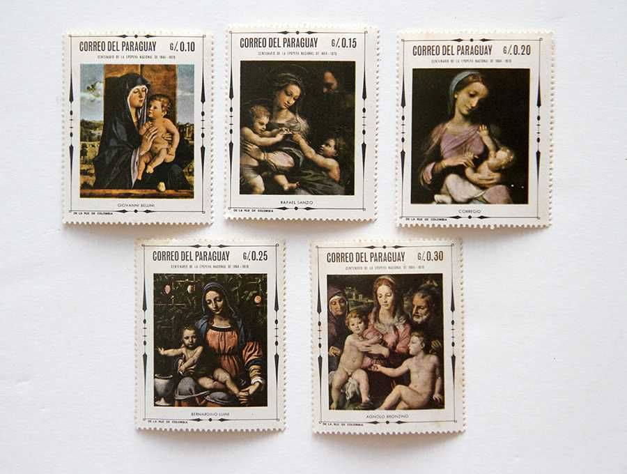 Coleção de selos antigos