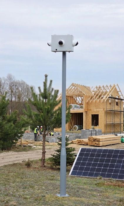 Monitoring kamery słup