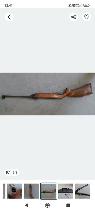 Kolba karabinek pneumatyczny