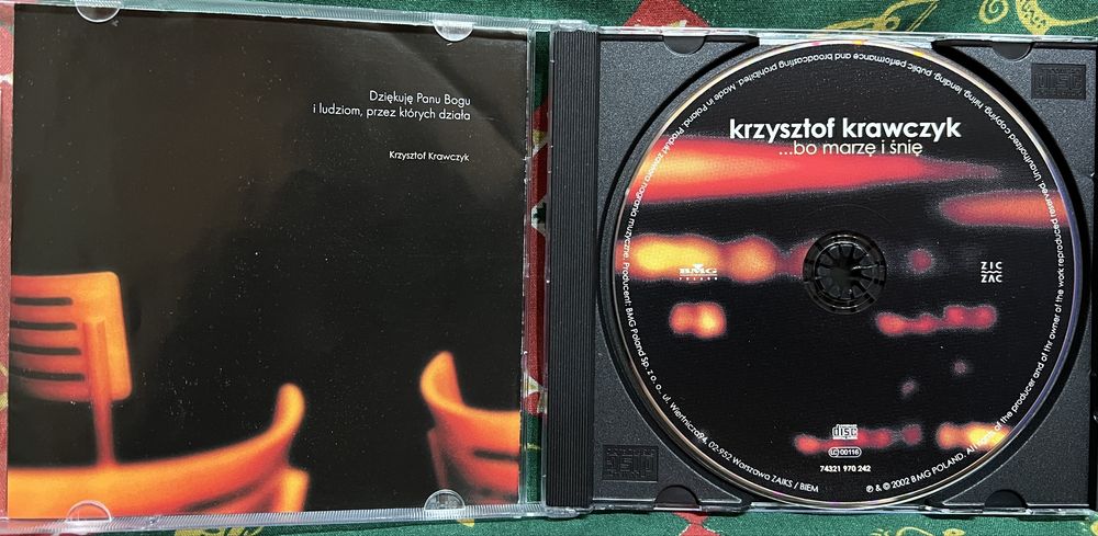 Krzysztof Krawczyk bo marzę i śnię CD