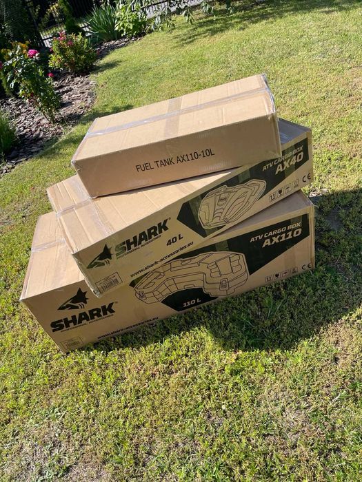 Кофр багажник Tesseract / Shark для квадроцика Can-Am Polaris Yamaha Cfmoto Linhai Odes Loncin QJMotor