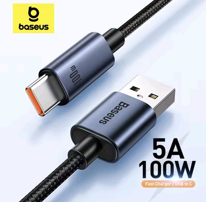 Кабель USB tape c  Baseus 100w