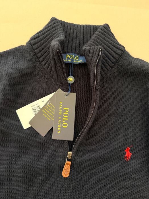Кофта Polo Ralph Lauren синя чоловіча s-2xl